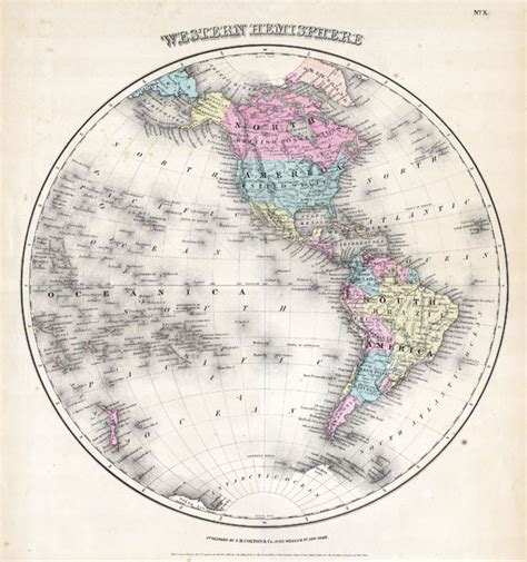 Western Hemisphere Geographicus Rare Antique Maps