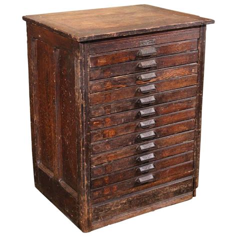 Powdered sassafras leaves used to thicken and season soups, stews, and gumbos. Vintage Wooden Flat File Storage Cabinet by Hamilton ...