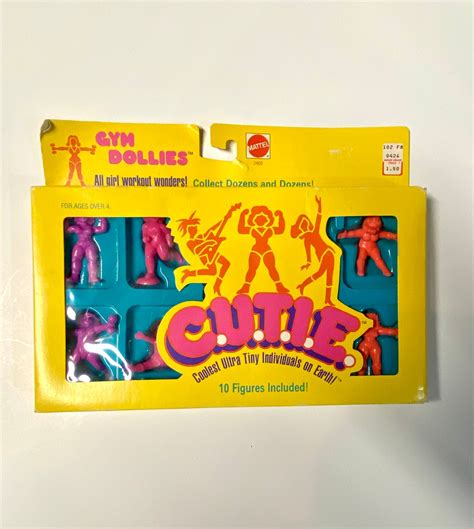 Mattel Cutie Gym Dollies Collectibles New Old Stock Etsy