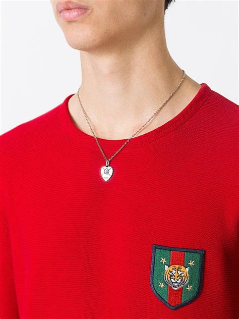 Gucci Ghost Necklace In Metallic For Men Lyst