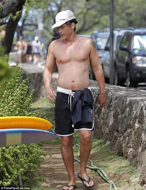 Rob Lowe 50 Reveals Secret To Staying Young Is Sports And No Booze Daily Mail Online