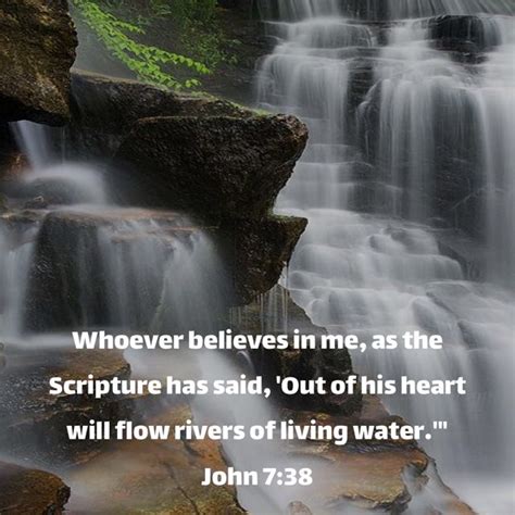 John 738 Whoever Believes In Me As The Scripture Has Said ‘out Of