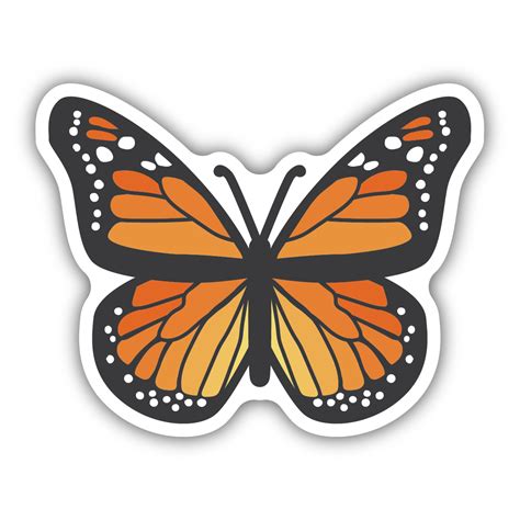 Monarch Butterfly Sticker Stickers Northwest