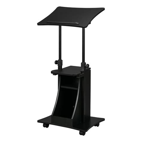 Buy Bonnlo Lectern Podium Stand Mobile Height Adjustable Lecture