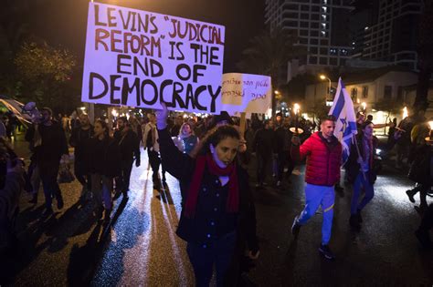 Tens Of Thousands Of Israelis Protest Judicial Reforms For 5th Week The Media Line