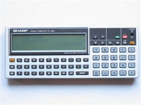 Sharp Pc 1350 Handheld Computer 1984 Vintage Electronics Pc