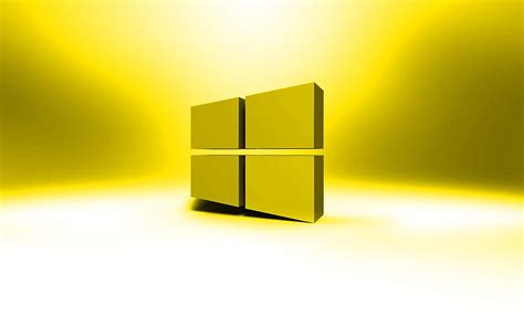 Windows 10 yellow logo, creative, OS HD wallpaper | Pxfuel
