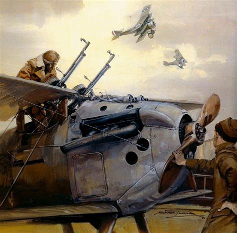 Sopwith Dolphin By Michael Turner Aircraft Art Aircraft Painting