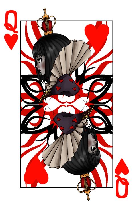 printable queen of hearts card