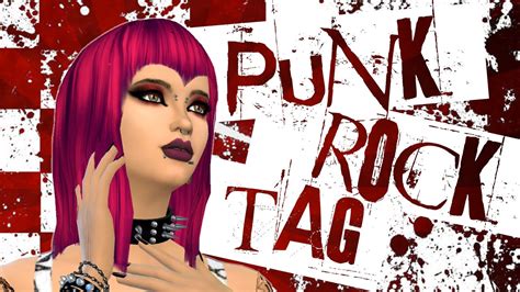 The Sims 4 Create A Sim Punk Rock Tag Youtube