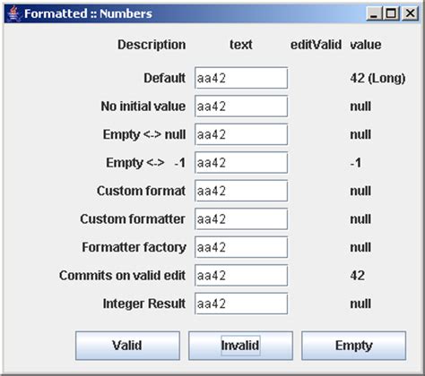 Optional parts anywere in the mask JFormattedTextField: an input mask (###) ###-#### for a telephone number : Formatted TextField ...