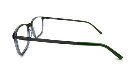 Specsavers Mens Glasses Tech Specs 06 Grey Geometric Plastic Acetate