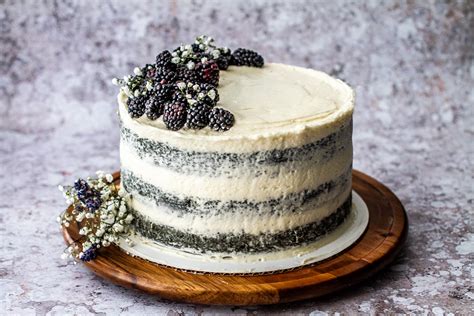 Blackberry Naked Cake With Cream Cheese Frosting Driscoll S