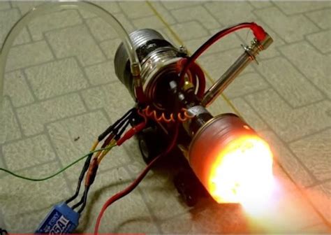 Engineer Builds A Miniature Turbojet Rocket Engine Via Int Engineering