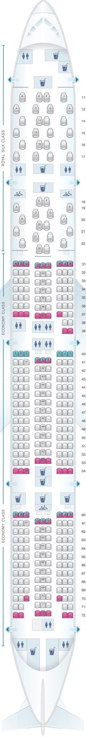 Plan De Cabine Thai Airways International Boeing B777 300er