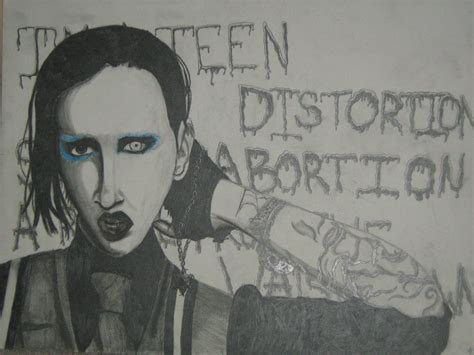Marilyn Manson By Artbyadina On Deviantart