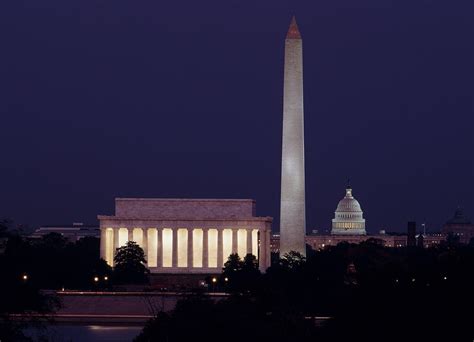 Us Capitol Landmarks At Dusk Free Stock Photo Public Domain Pictures