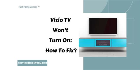 How To Fix Vizio Tv Wont Turn On Siliconrush