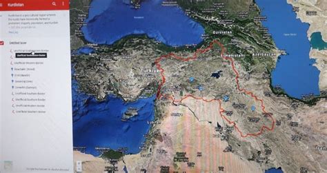 Google haritalar ile dünyayı gezin. Türkei: Oppositionspartei fordert Entfernung „Kurdistans ...