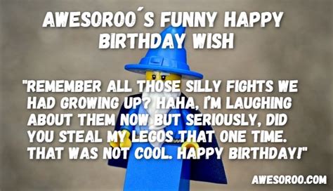 A lot of these 60th birthday one liners are short enough for a card message or to include in a 60th birthday speech. 🥇 269+ MOST Funny & Hilarious Birthday Wishes + Quotes ...