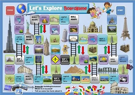 Around The World Boardgame Board Games World Geography Games