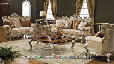 Harga Sofa Tamu Mewah Klasik Luxury Carving Classic Best Furniture Df