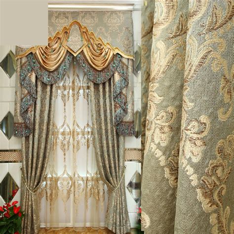 Custom Luxury European Style Curtains Bedroom Living Room Bedroom