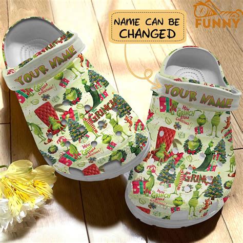 Custom How The Grinch Stole Christmas Crocs Discover Comfort And