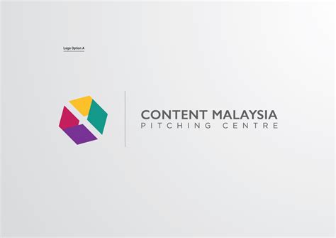 Includes tv content, films, documentaries, music, animation, games and mobile applications. Logo for Content Malaysia Pitching Centre on Behance