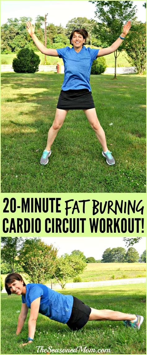 Thankfully, there are several workouts (especially high impact cardio exercise) you can do, that will burn fat for fun and help you get fitter and more toned. 20 Minute Living Room Workout - The Seasoned Mom