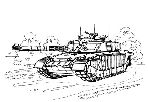 Army Tank Coloring Page Army Military