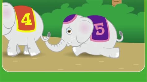 Five Little Elephants Song Youtube