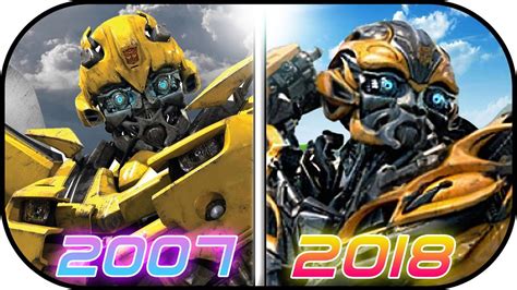 Evolution Of Bumblebee In Transformer Movies 2007 2017 Bumblebee The