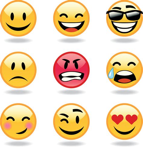 Emoticons Collection 19383 Free Eps Download 4 Vector