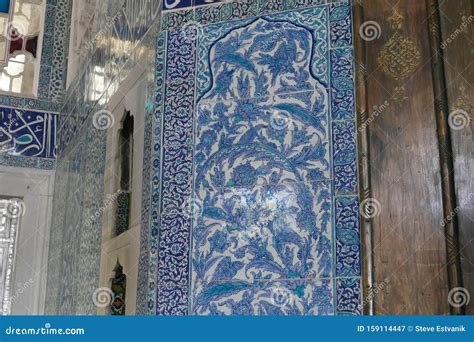 Iznik Mosaic Tiles In The Harem In Topkapi Palace Editorial Photography