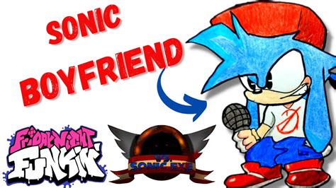 Cómo Dibujar A Sonic Boyfriend De Friday Night Funkin Vs Sonicexe