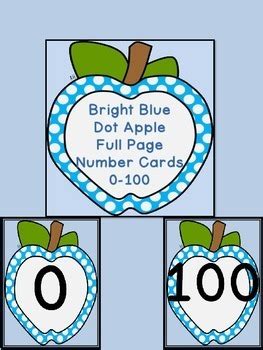 Check spelling or type a new query. Blue Dot Apple Number Flash Cards and Posters Math Numbers ...
