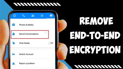 How To Remove End To End Encryption In Messenger Youtube