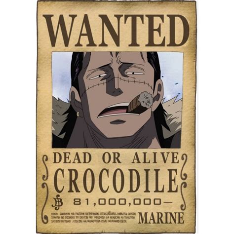 ONE PIECE Wanted Crocodile