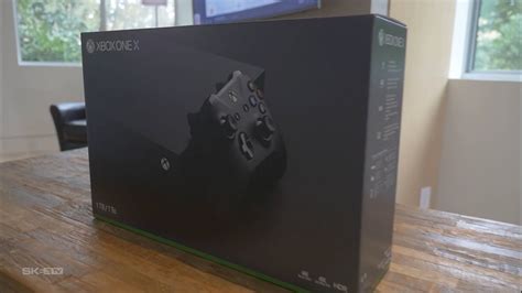 Xbox One X Early Unboxing And Gameplay Impressions Youtube