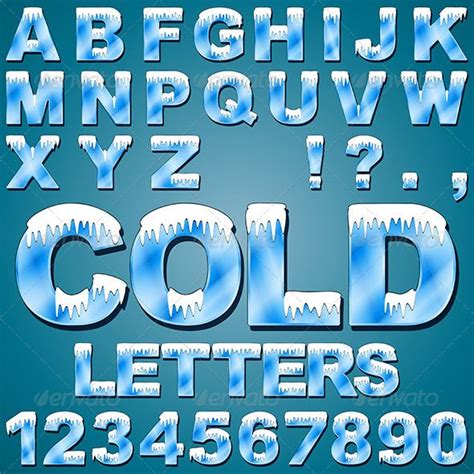 Ice Cold Letters Lettering Fonts Letters Lettering Alphabet