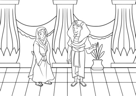 Surf the wide option of complimentary coloring pages for children to discover instructional, animes, nature, animals, scriptures coloring pages, and many more. Sarai and Pharaoh coloring page | Free Printable Coloring ...