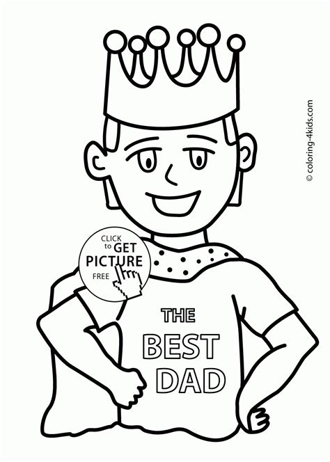 Father Face Coloring Page Coloring Pages