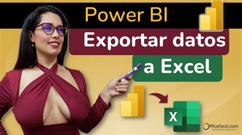 Como Exportar Datos De Power BI A Excel De Powerbi A Excel YouTube