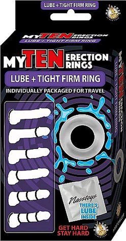 My Ten Erection Rings Lube Tight Firm Ring