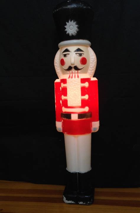 30 Tall Toy Soldier Nut Cracker Lighted Plastic Blow Etsy Toy