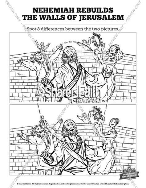 Sharefaith Media Book Of Nehemiah Bible Word Search Puzzles