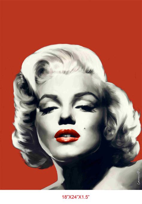 Marilyn Monroe Canvas Painting Sexy Lady Women Posters Wall Art