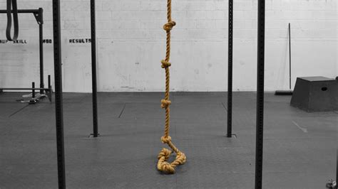 Knotted Climbing Rope Gym Ropes Rogue Fitness