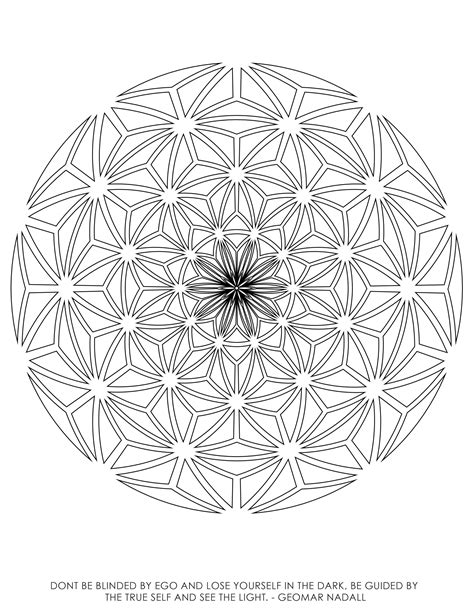 sacred geometry geometric coloring pages - Clip Art Library